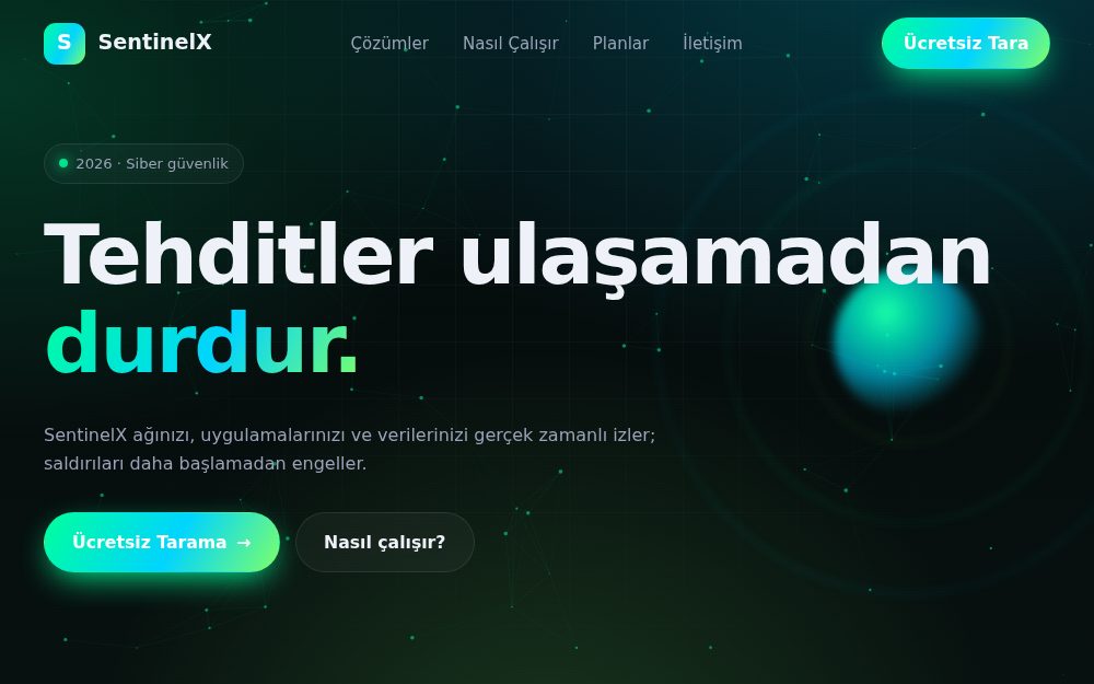 SentinelX önizleme