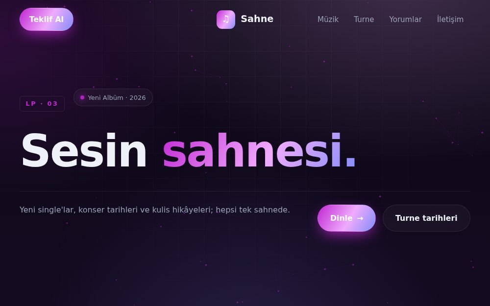 Sahne önizleme