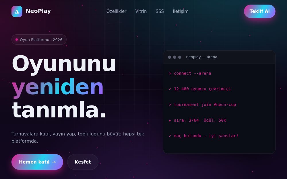 NeoPlay önizleme